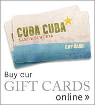 Cuba Cuba Sandwicheria Gift Cards